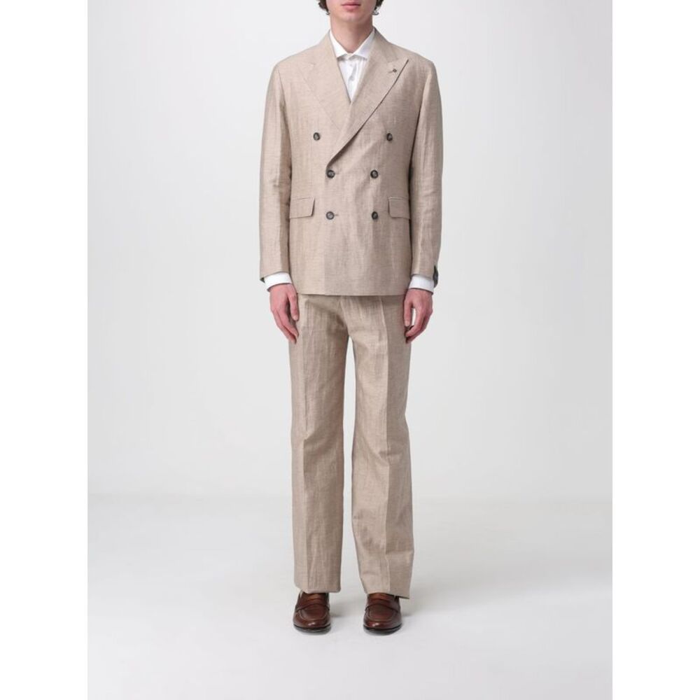 Tagliatore Suit Men Sand